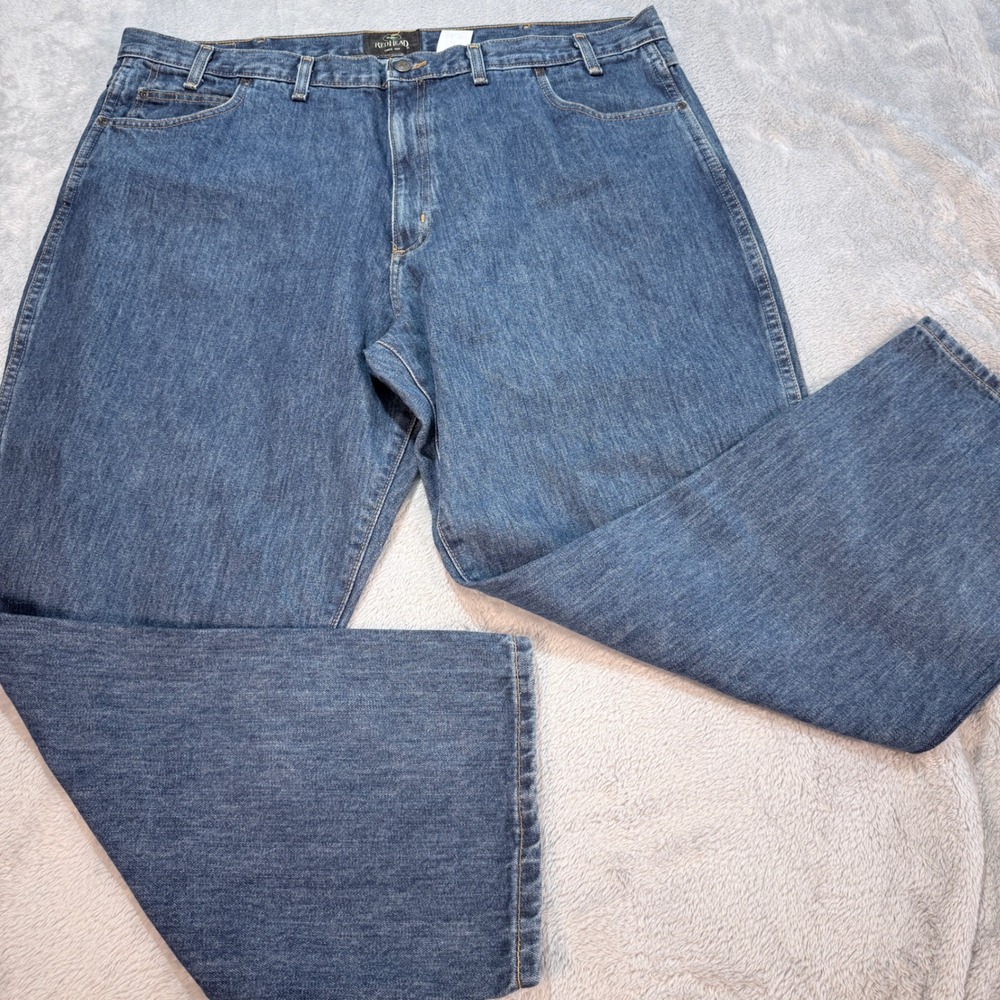 Redhead Relaxed Fit Mens Blue Denim Jeans Size 44x30‎ Bass Pro